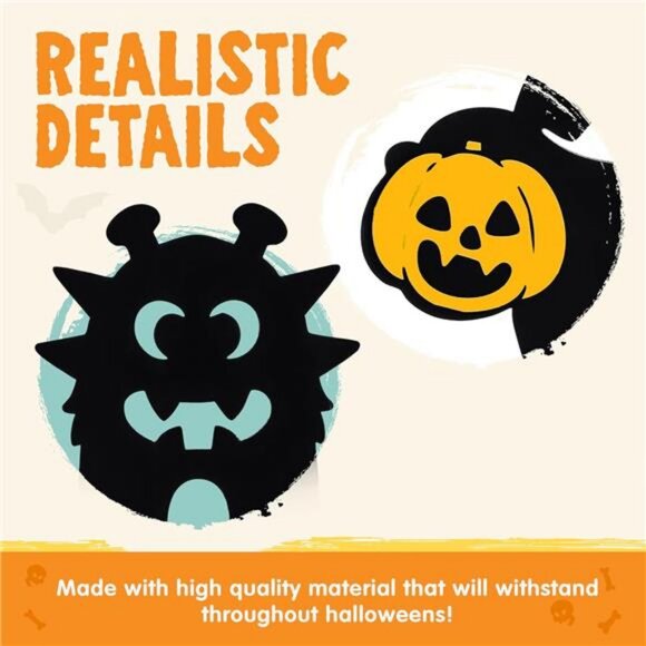 6 Pcs Halloween Yard Signs Decorations Outdoor, Halloween Monster Stakes - Picture 4 of 8